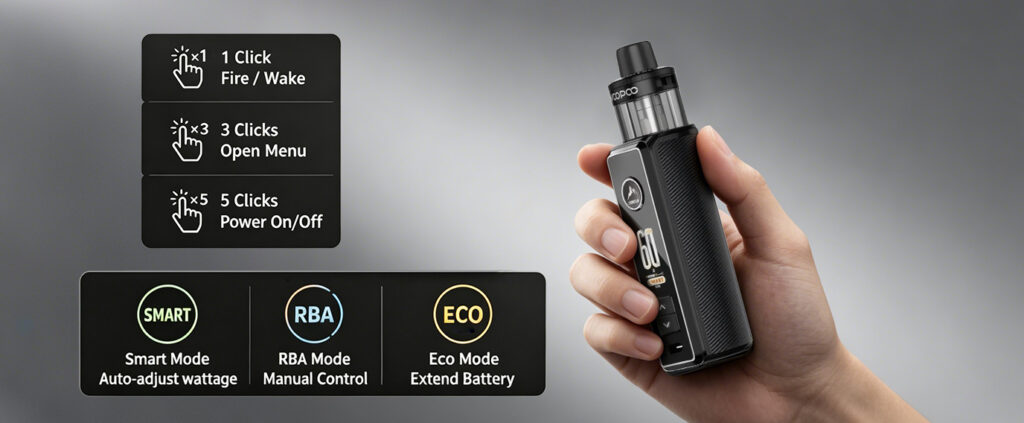 how to use voopoo drag s3