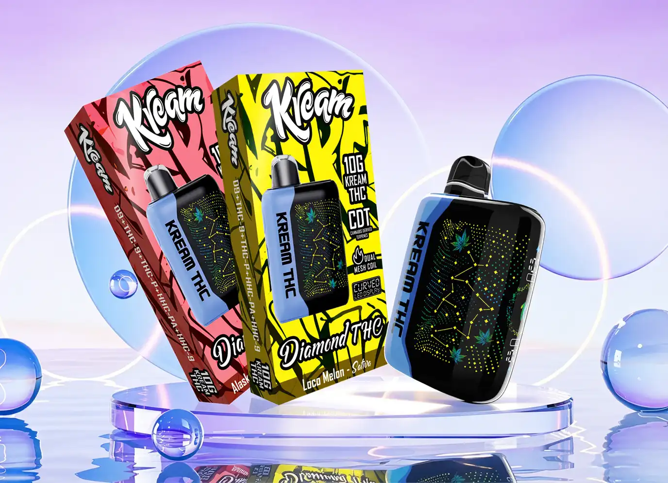 Kream Diamond 10G THC Disposable Review