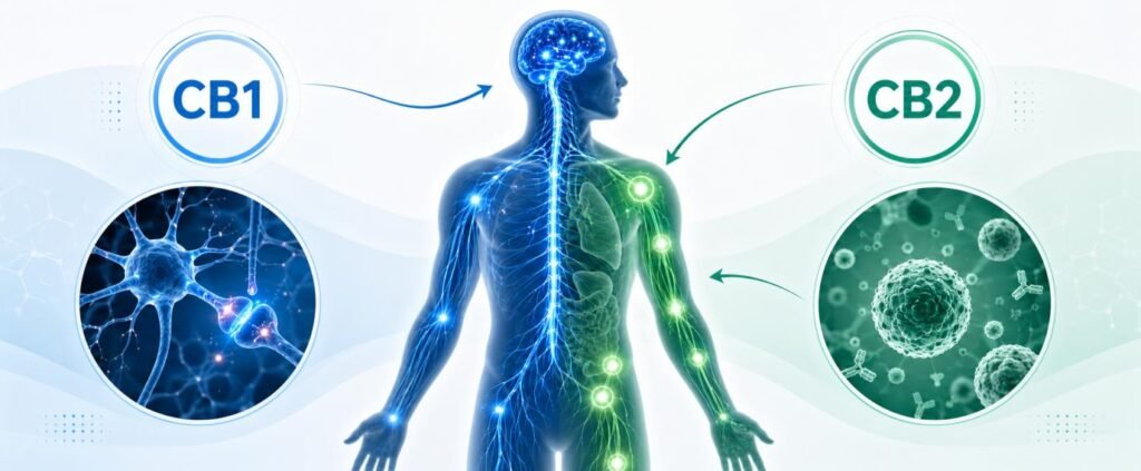 cb1 and cb2 receptors