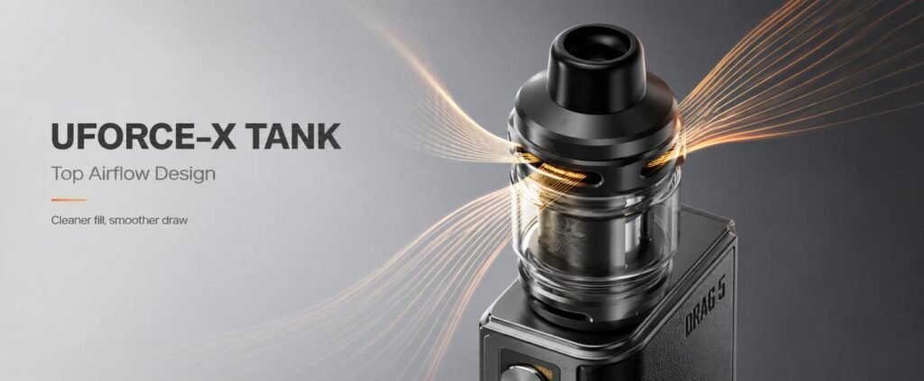 voopoo drag 5 airflow