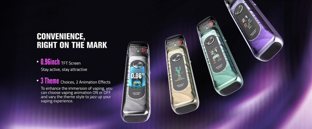 smok novo 6 display