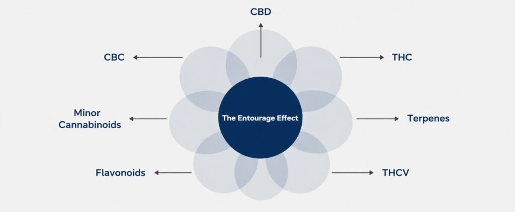 entourage effect to get high