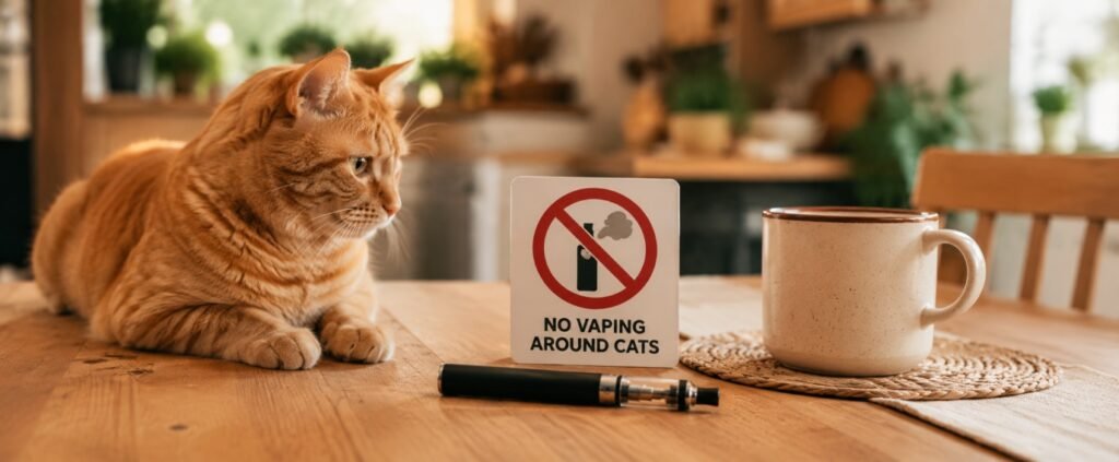 cat vaping