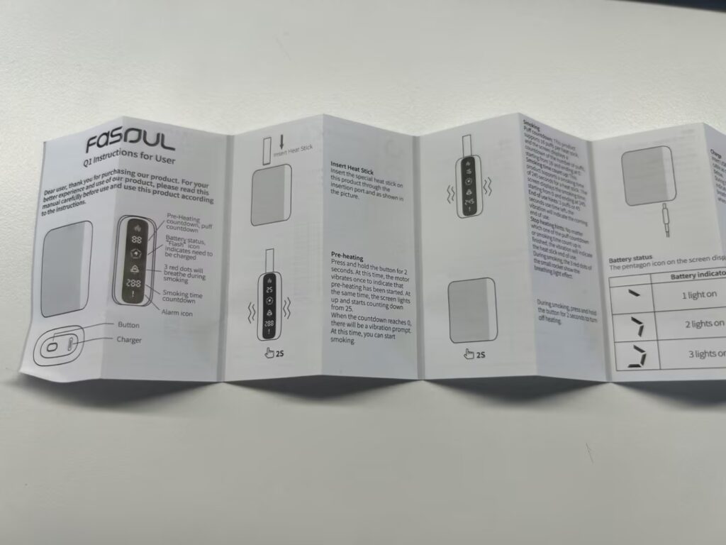 fasoul q1 instruction 