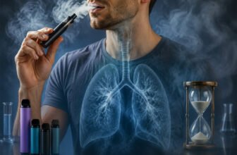 how longs does nicotine stay