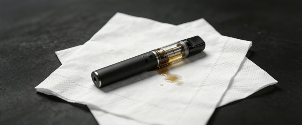 disposable vape leaking
