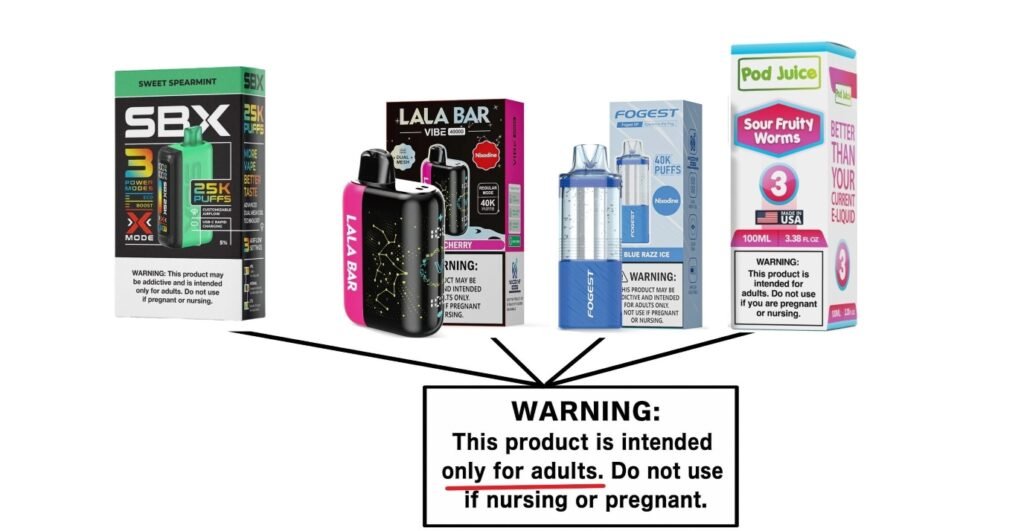 how to identify a nixodine vape