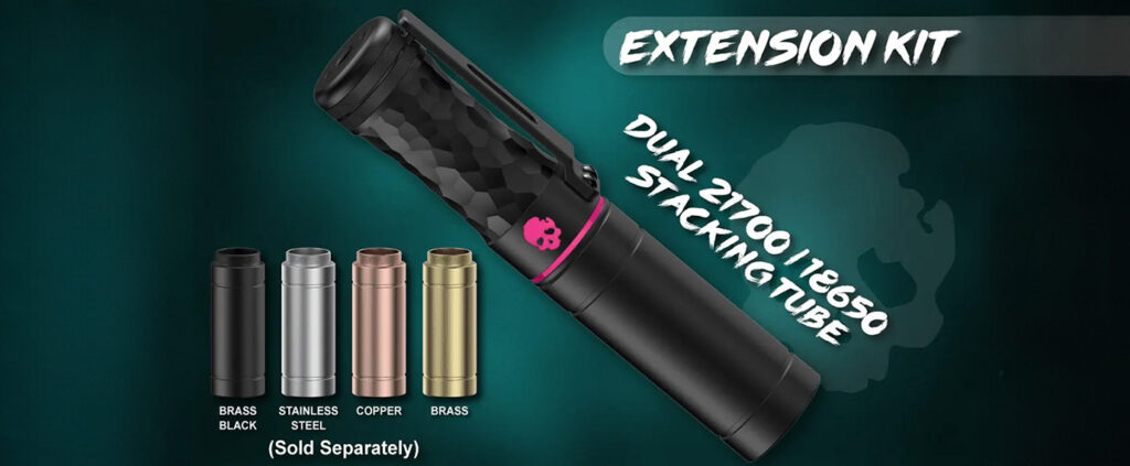 stacking tube extension
