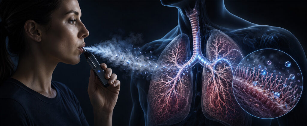 can vaping cause popcorn lung