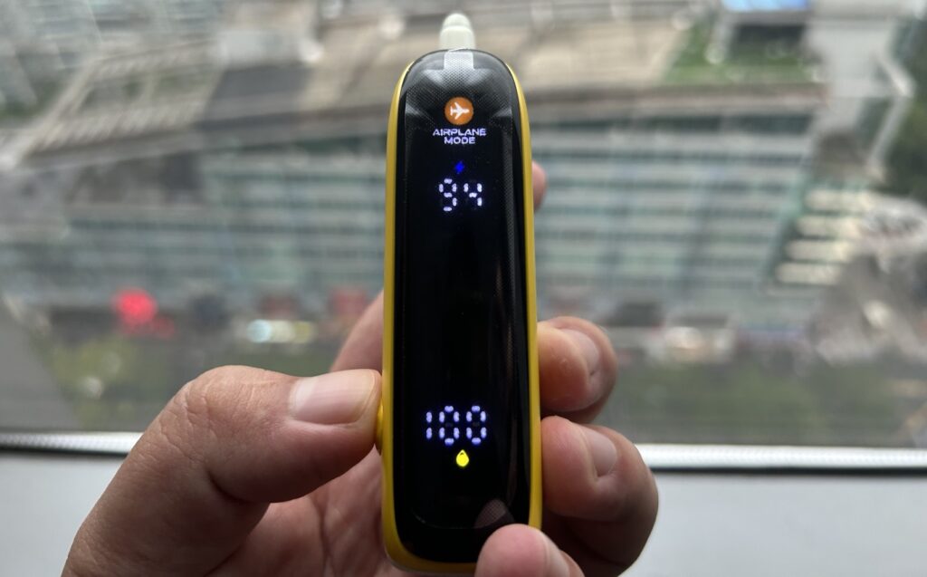 fog off airplane mode vape