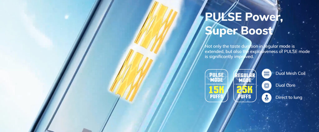 geekbar pulse 25k pulse mode
