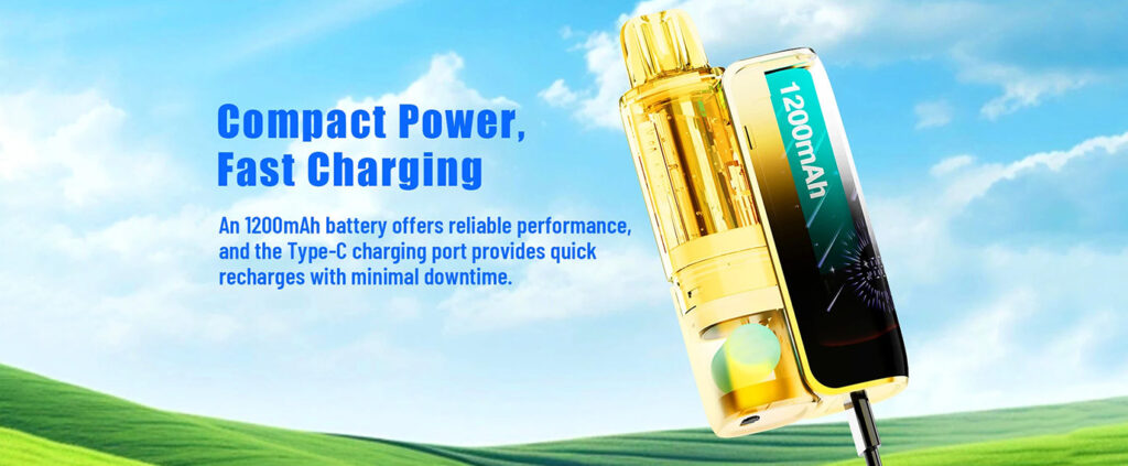 jnr stellarc vape battery & charging