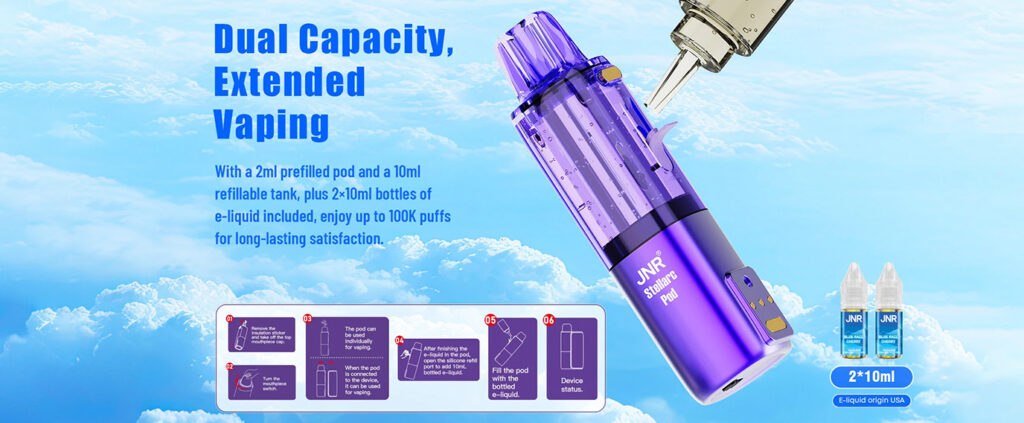 stellarc 100k refillable pod system