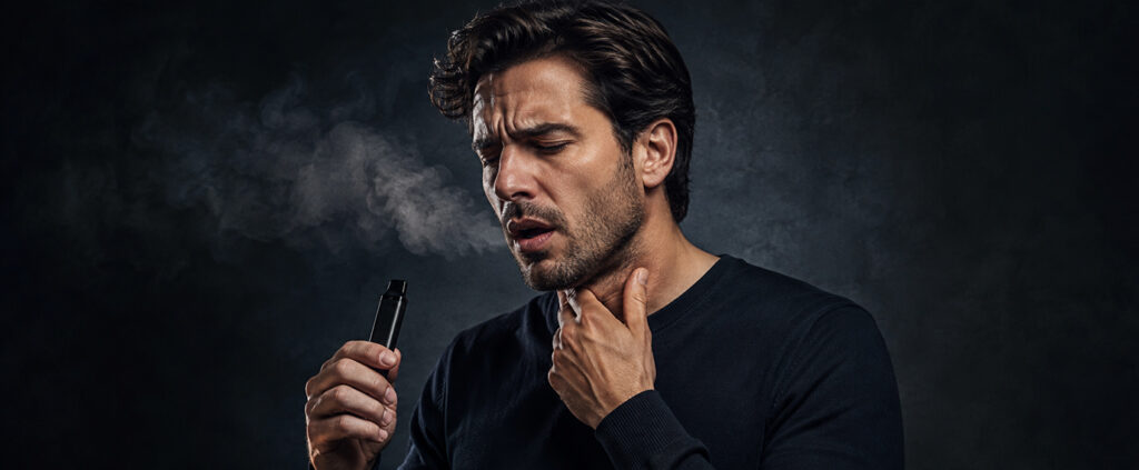 why does my vape make me cough