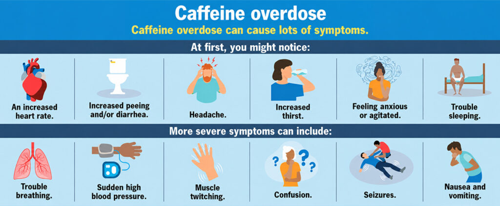 caffeine overdose damage