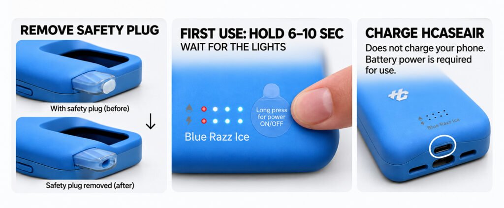 tips of using hcaseair vape phone case