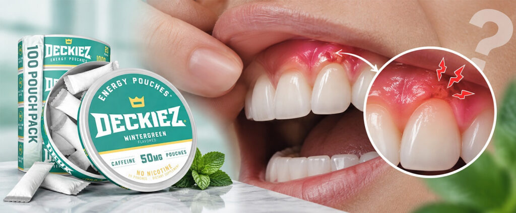 risks of caffeine on gums