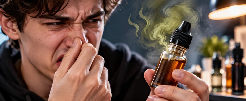 expired vape juice smells bad