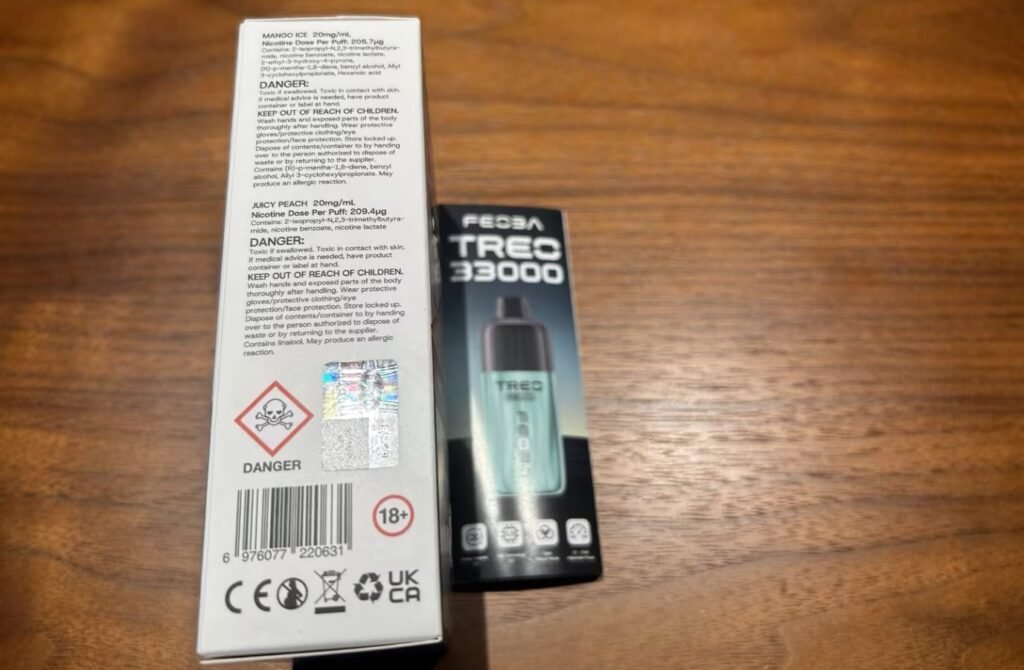 feoba nicotine dose per puff