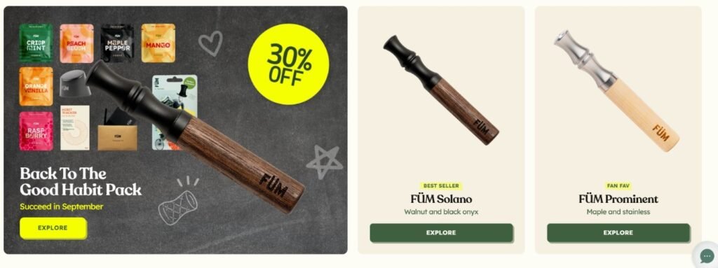 füm flavored air vape
