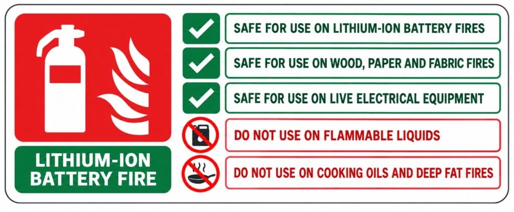 how to put our lithium battery fire