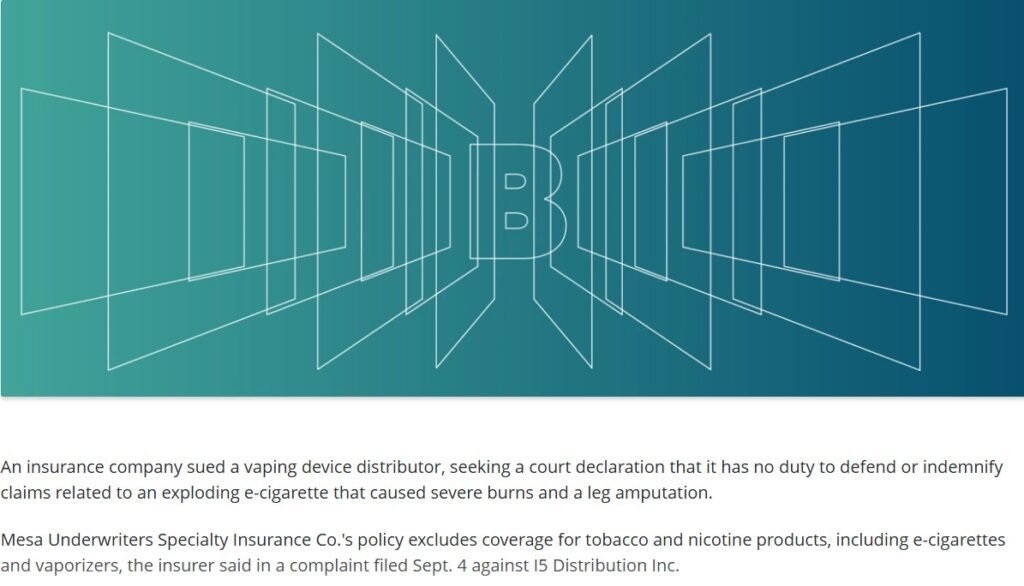 vape explosion lawsuit
