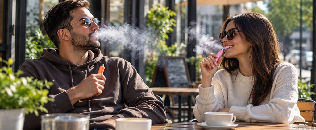 vaping in public