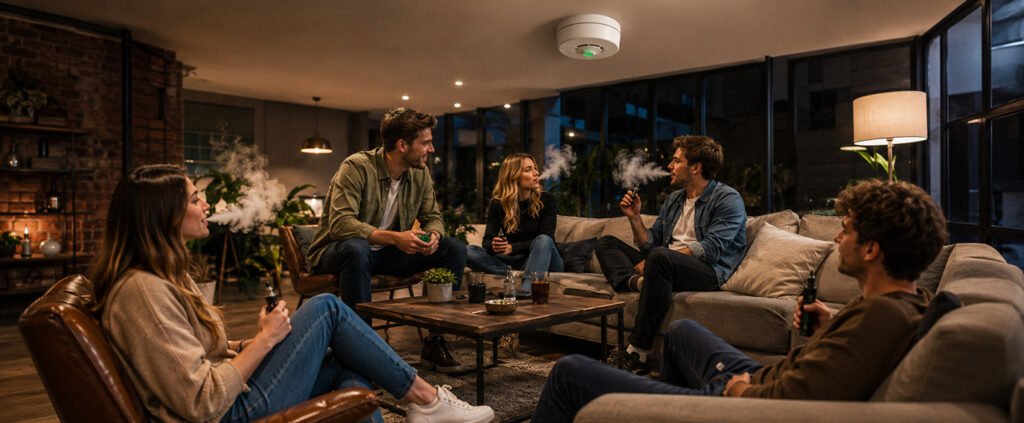 vaping indoors
