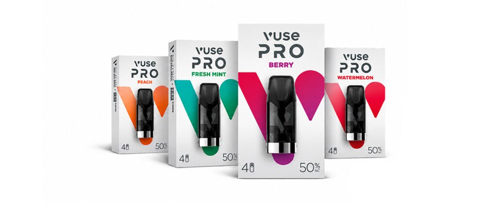 vuse pro flavored pods