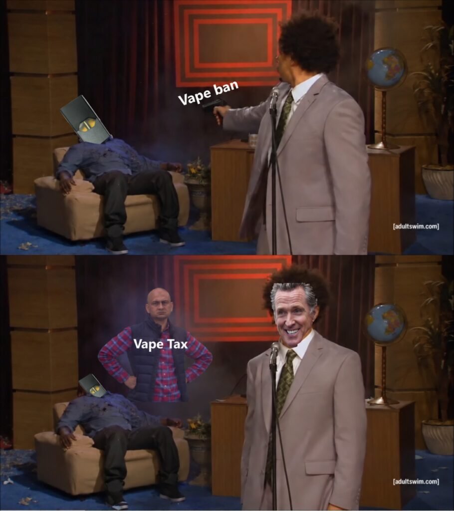 california disposable vape ban meme