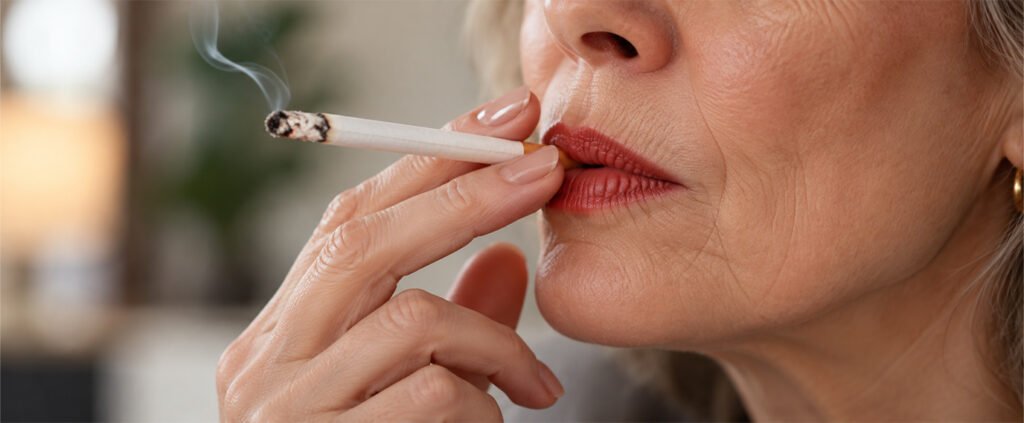cigarette smoking and premature aging