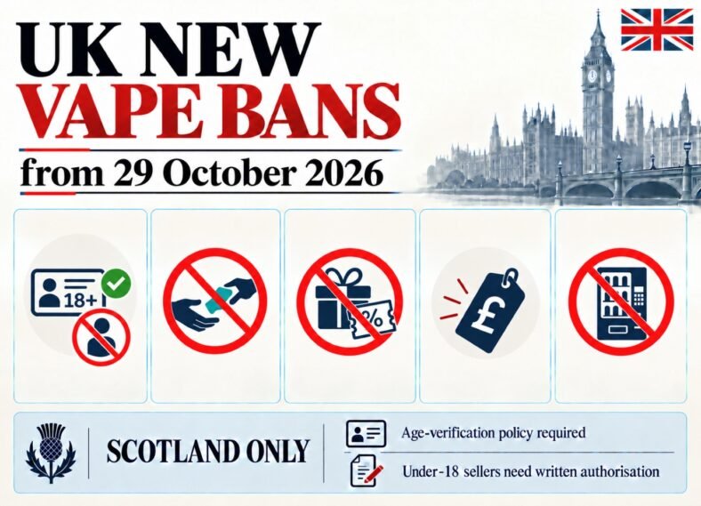 New UK Vape Bans on Discounts and Giveaways from Oct.29