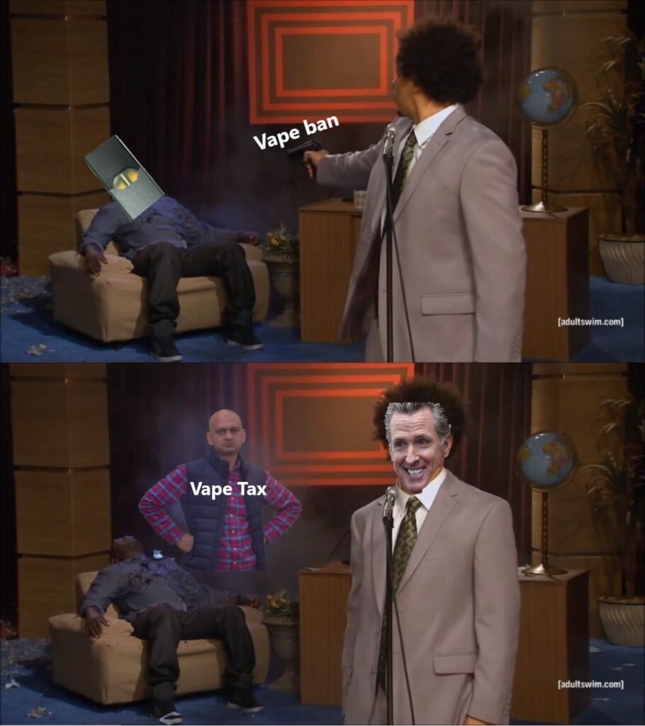 california disposable vape ban meme