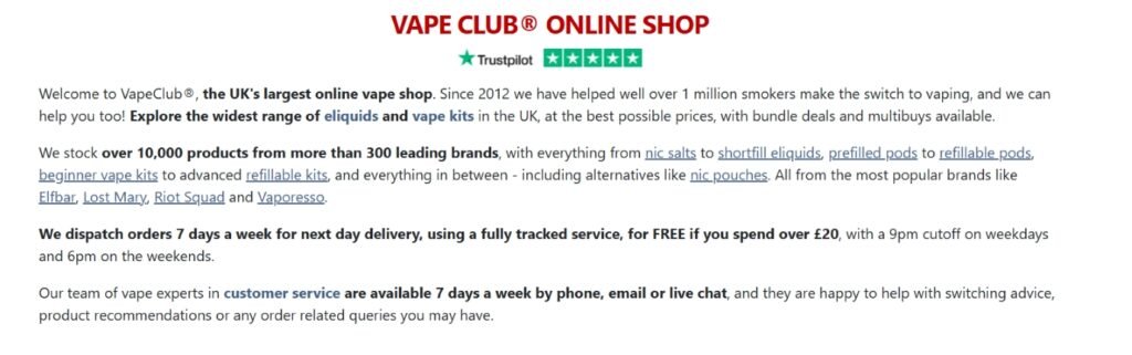 vapeclub free shipping