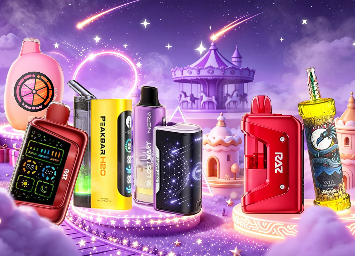 Best Disposable Vapes 2026: High Puff, Smart Screen & Modular Design (40K–100K Puffs)