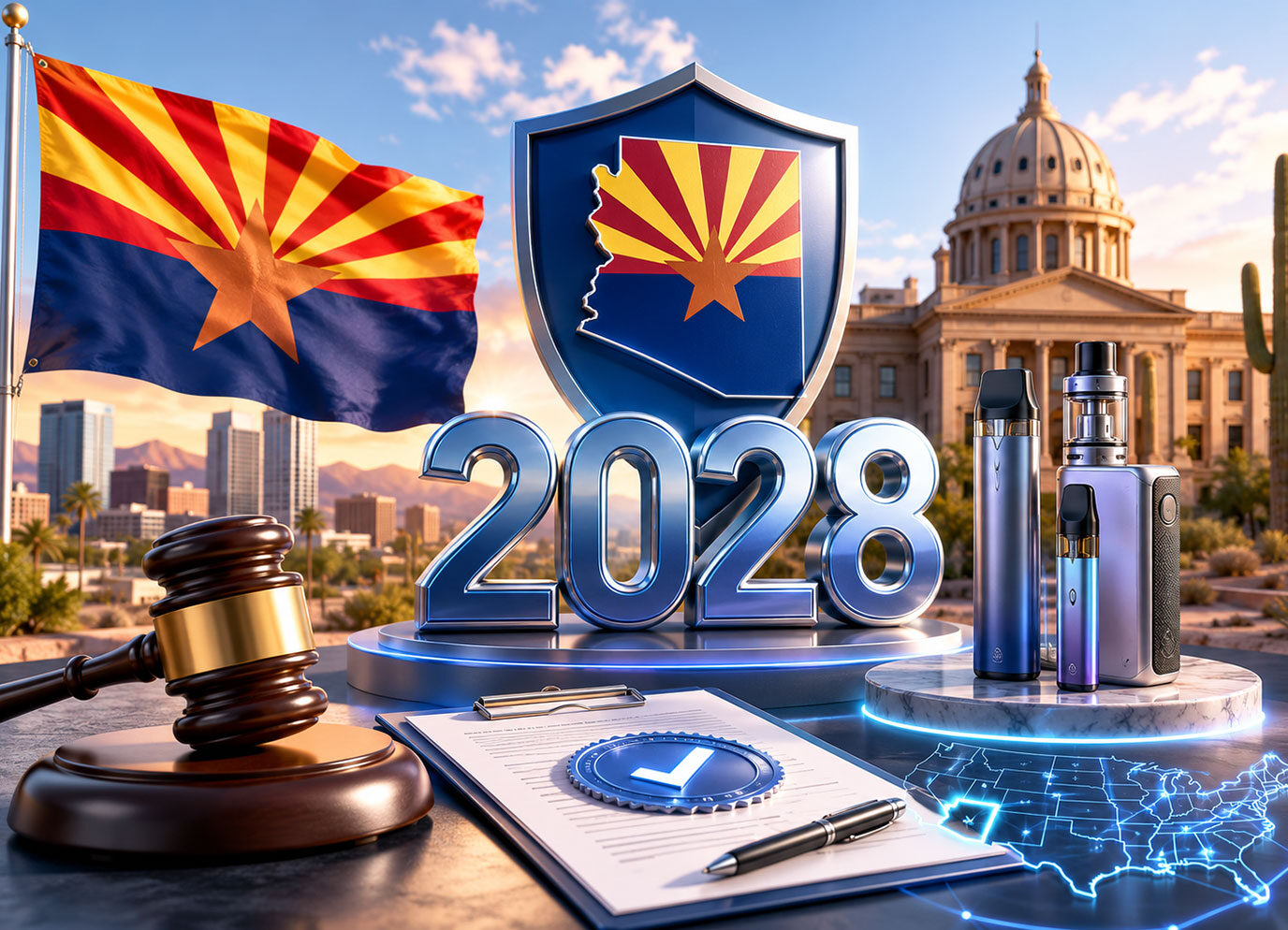 Arizona Enacts HB 4001: 2028 Nicotine Licensing Rules — What’s Next for the Industry