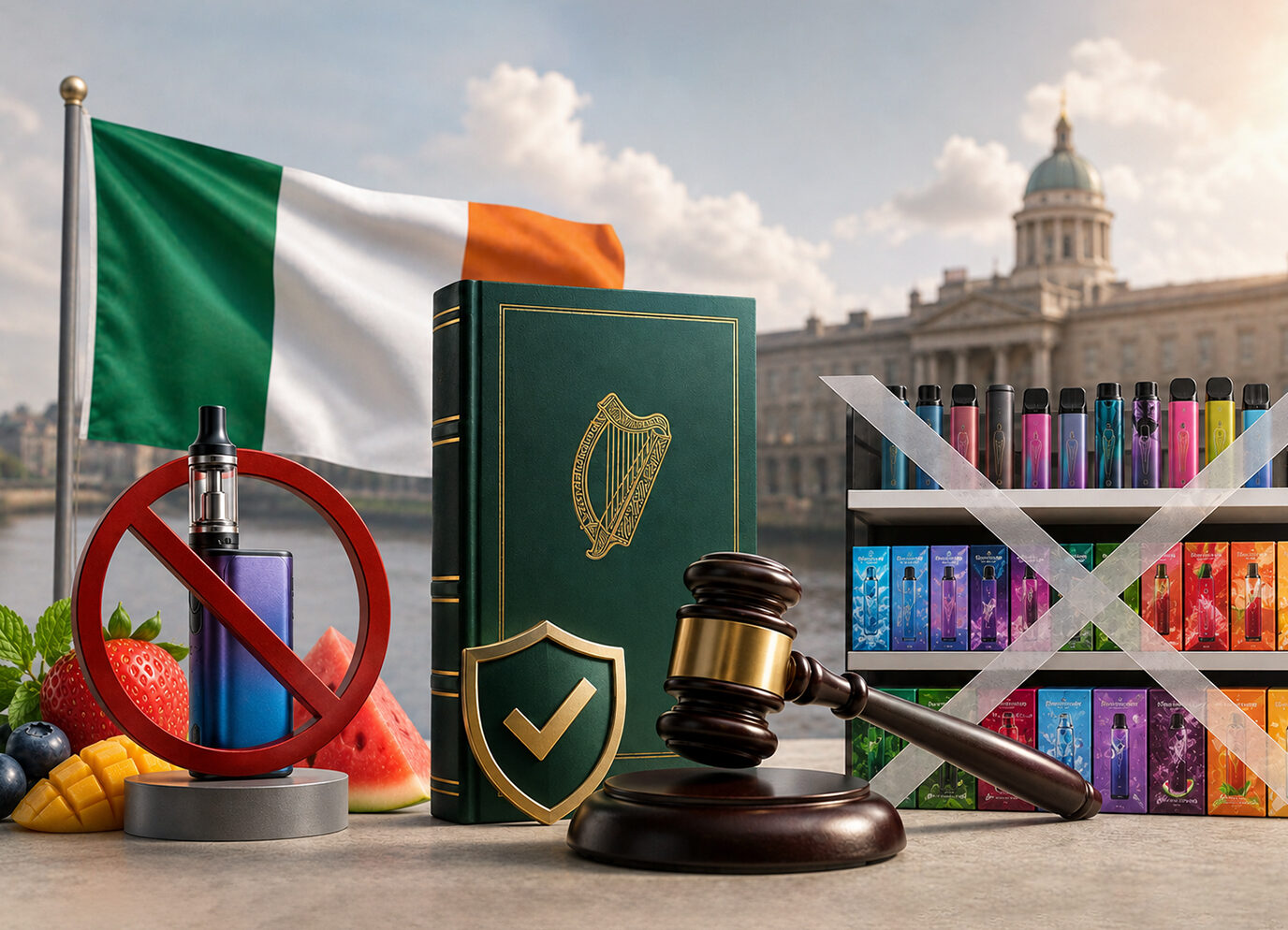 Ireland Advances Vape Bill Limiting Flavours, Packaging and Retail Display