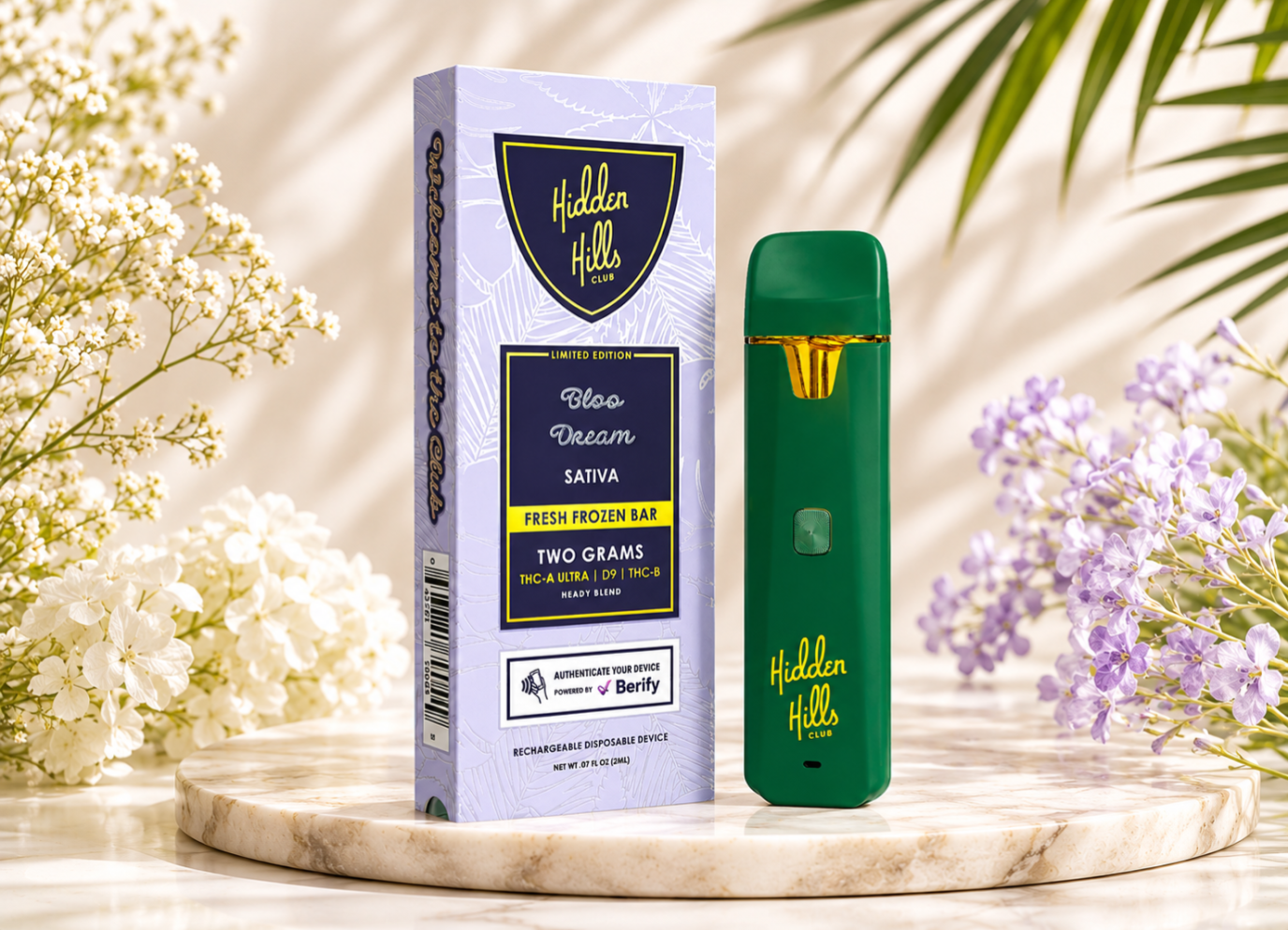 Hidden Hills Fresh Frozen Bar Disposable 2G Review: The Next Level of THC Convenience