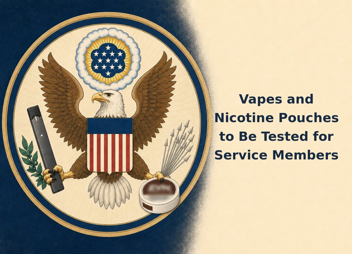 Vapes and Nicotine Pouches Would Be Evaluated for Military Service Members in the United States