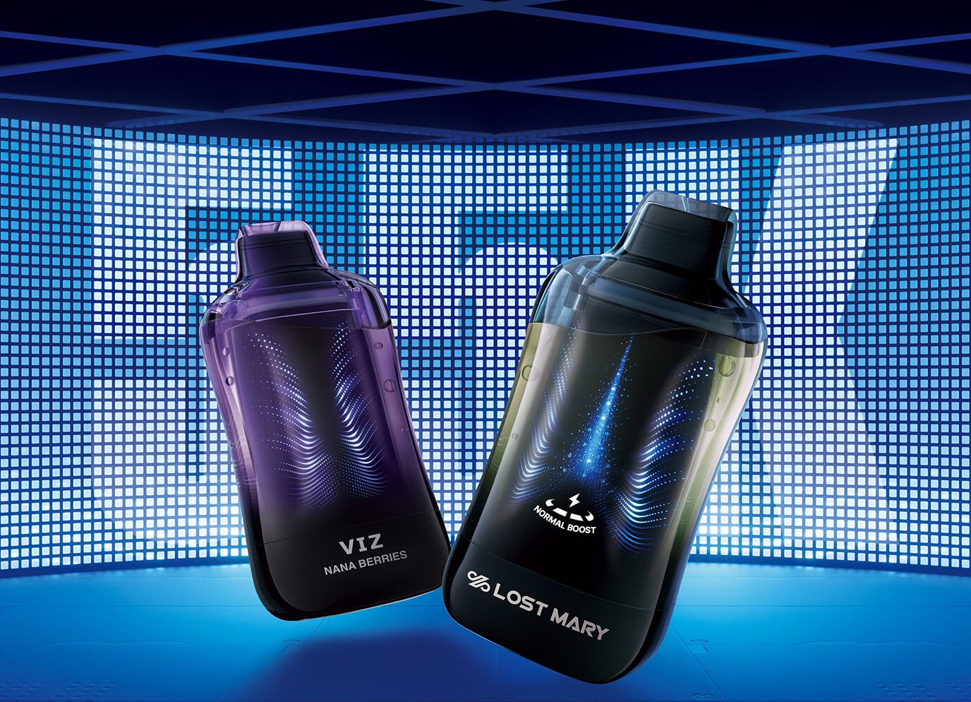 Lost Mary Reveals Viz: Innovative Transparent Pod Vape with LED Display
