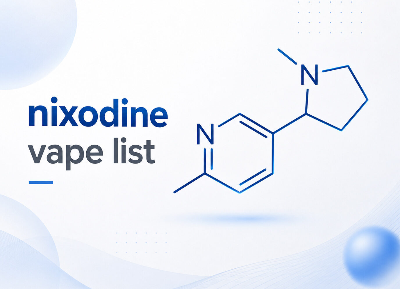 What is Nixodine? Nixodine Vape List in Progress