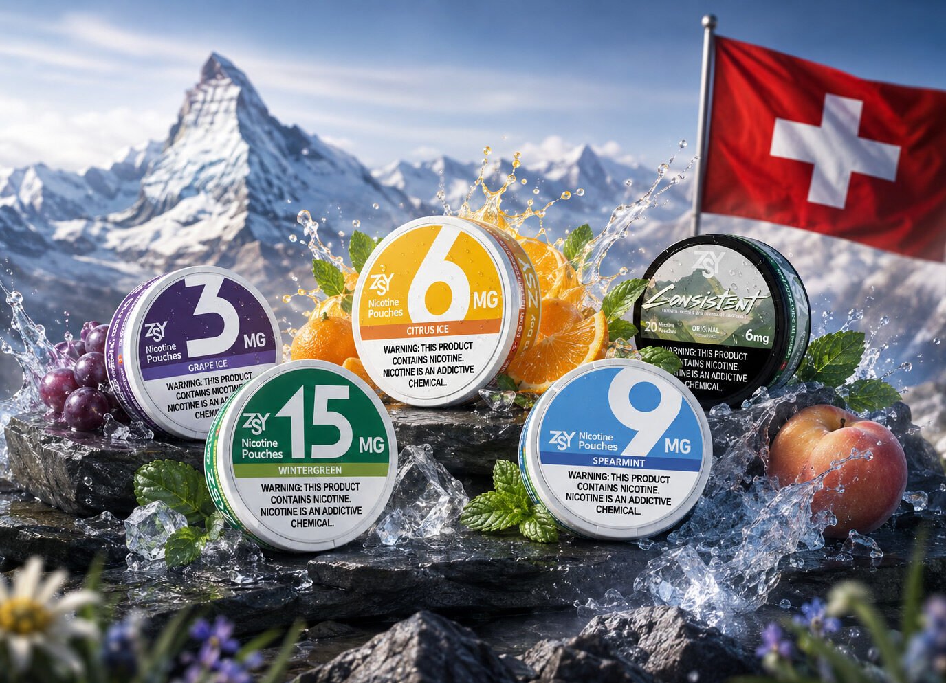 ZSY Launches Swiss-Inspired Nicotine Pouches Featuring 21+ Flavor Innovations